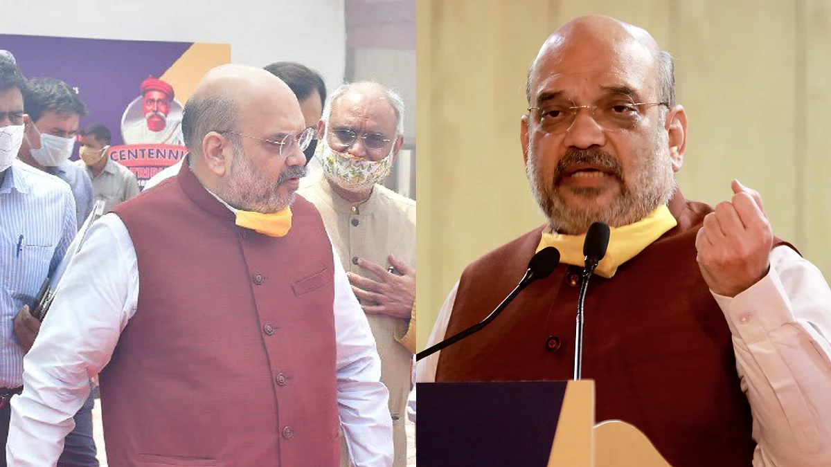 Mask Kidhar Hai? As Amit Shah tests coronavirus positive, videos of him walking around without a...