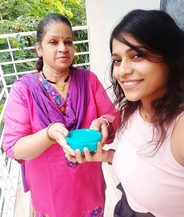 Dr Shaila Patel (Right) with Ujwala Kambli