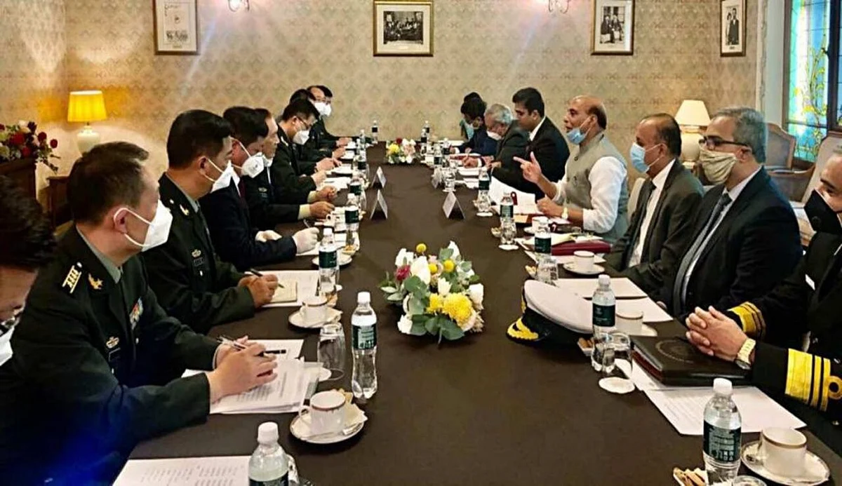 Rajnath Singh tells his Chinese counterpart Beijing’s aggressive stance along LAC unacceptable