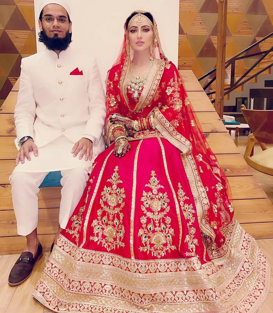 Sana Khan shares pic with husband Anas Sayed, says 'married each other for the sake of Allah...'