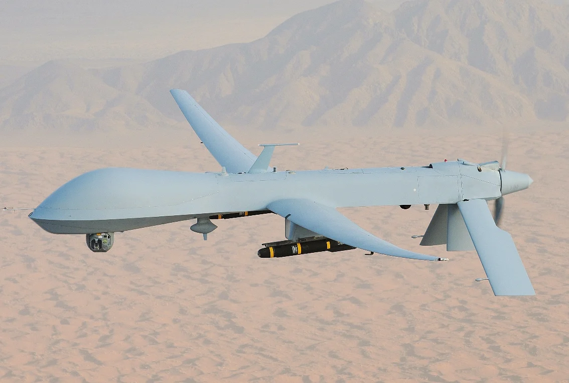 Predator drones help us keep watch on 'vessels of interest' from any country like China or Japan,...
