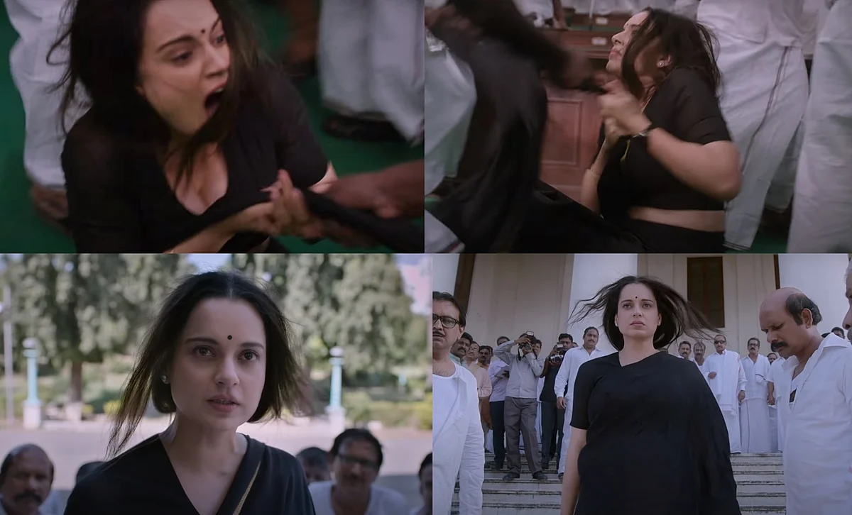 Thalaivi Trailer: The truth behind Jayalalithaa's saree pulling scene in Kangana Ranaut-starrer