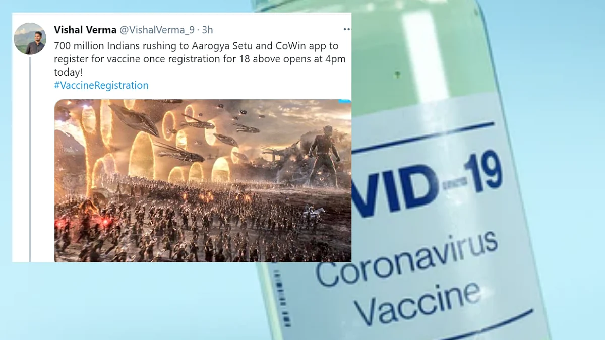It's raining CoWin memes on Twitter as Indians rush to register for COVID-19 vaccine and website...