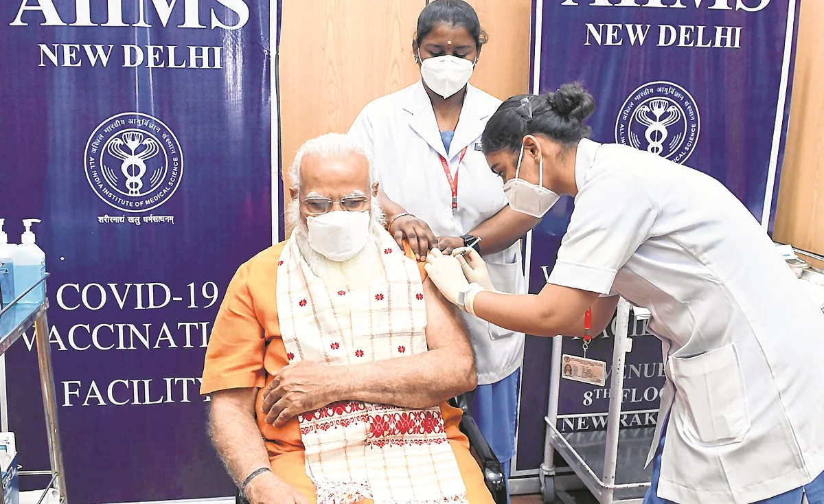 COVID-19 vaccination drive: India’s average daily vaccination per million in a week drops from...
