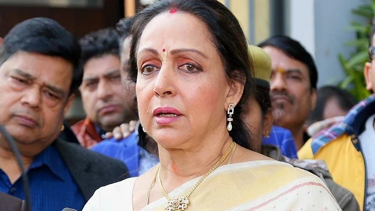 'Don't think it is in good taste': Hema Malini reacts to Minister comparing her cheeks to smooth...