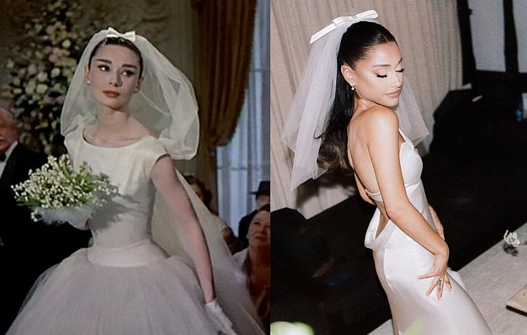 funny face wedding dress