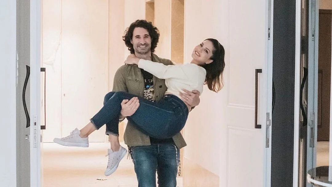 Photos: Sunny Leone, Daniel Weber move into their new house in Mumbai, enjoy pizza with kids