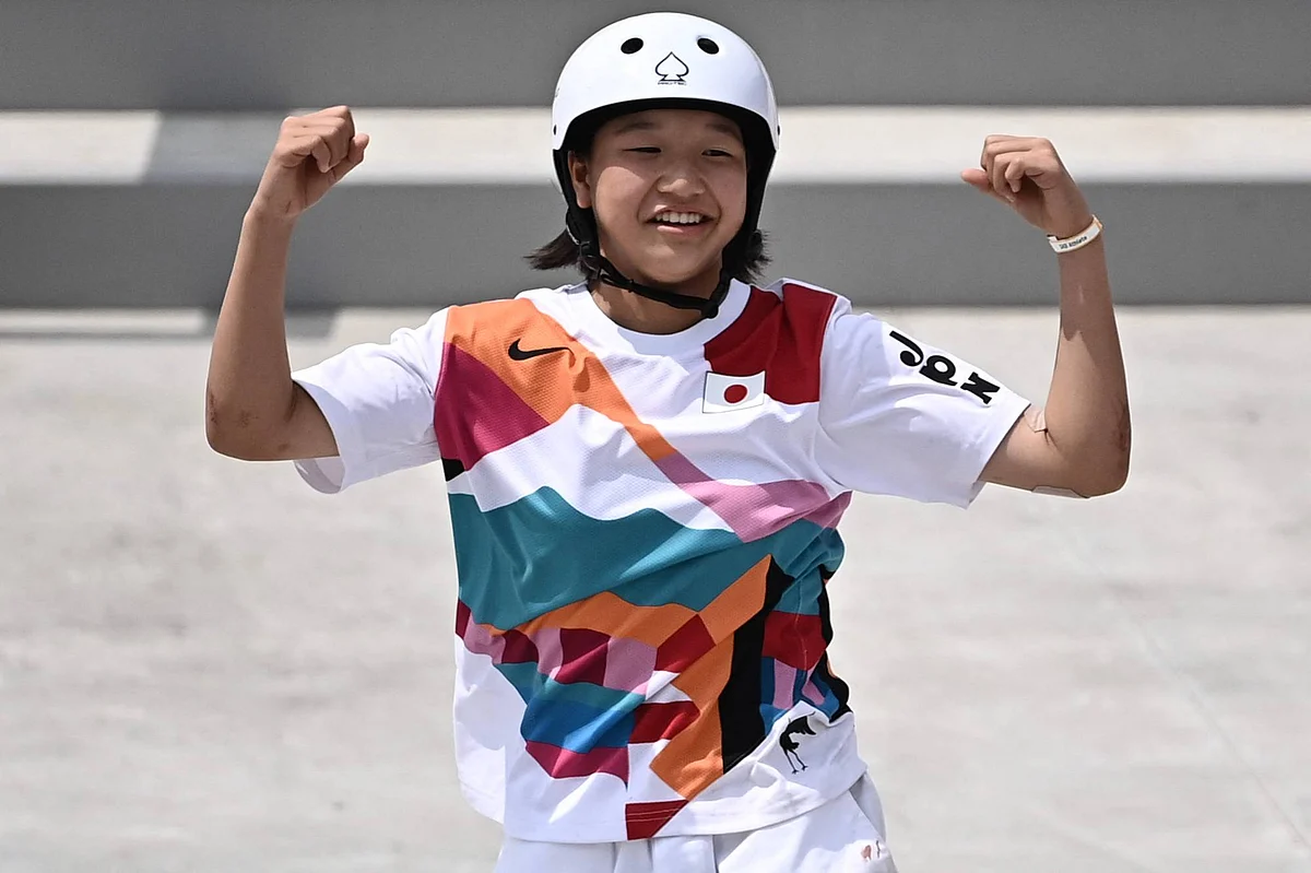 Skateboarding at Tokyo Olympics: Japan’s Momiji Nishiya, 13, wins gold in street event by...