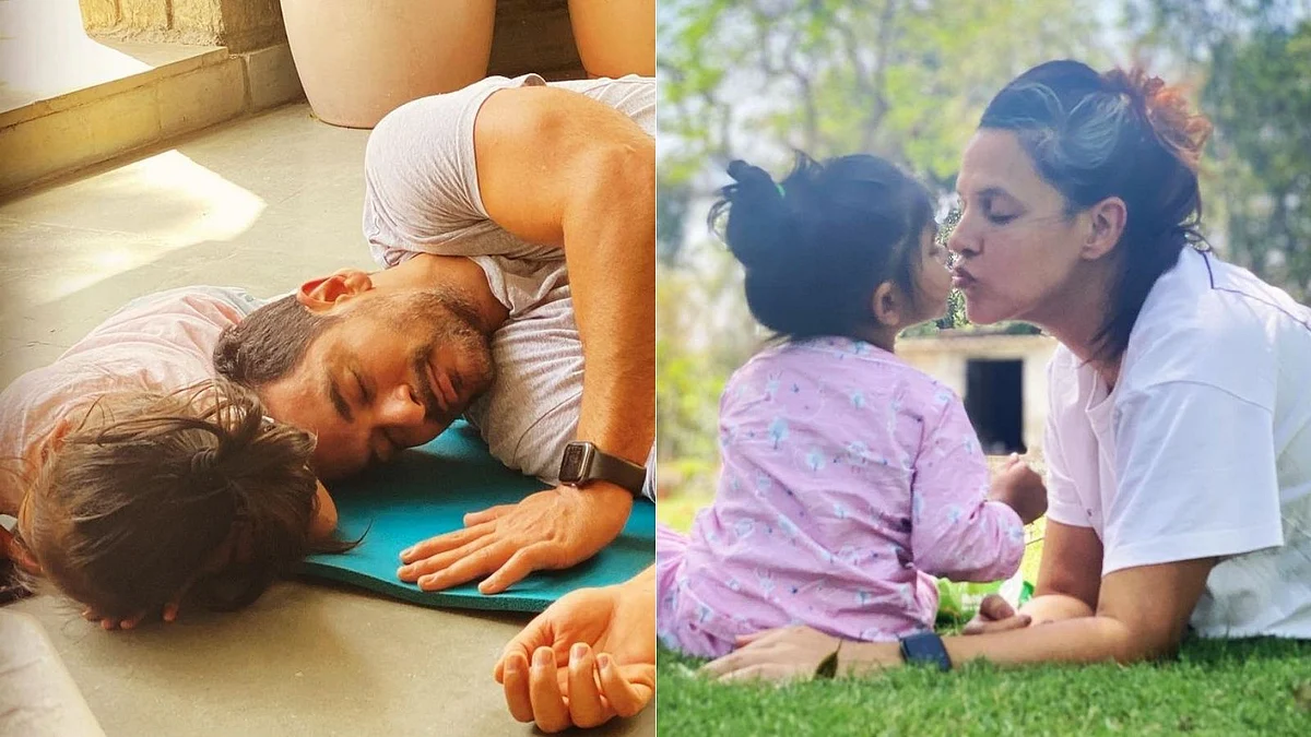 Watch: Neha Dhupia, Angad Bedi reveal why they don't show daughter Mehr's face in pictures