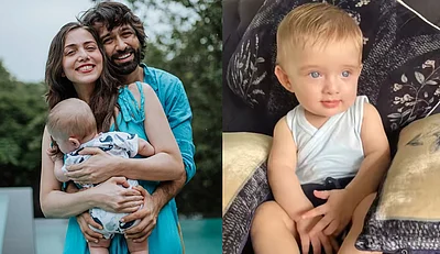 Nakuul Mehta shares first glimpse of baby boy Sufi; Neeti Mohan says 'what  a good looking boy'
