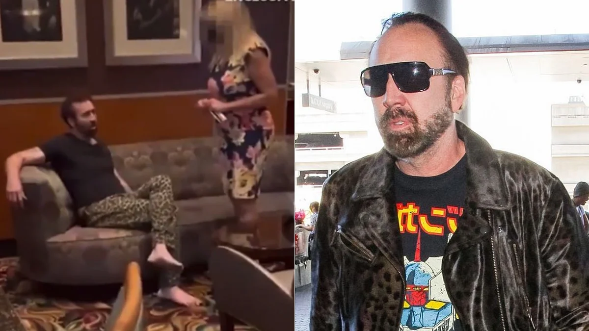 Watch: 'Completely smashed' Nicolas Cage kicked out of fancy LA restaurant after drunken row with...