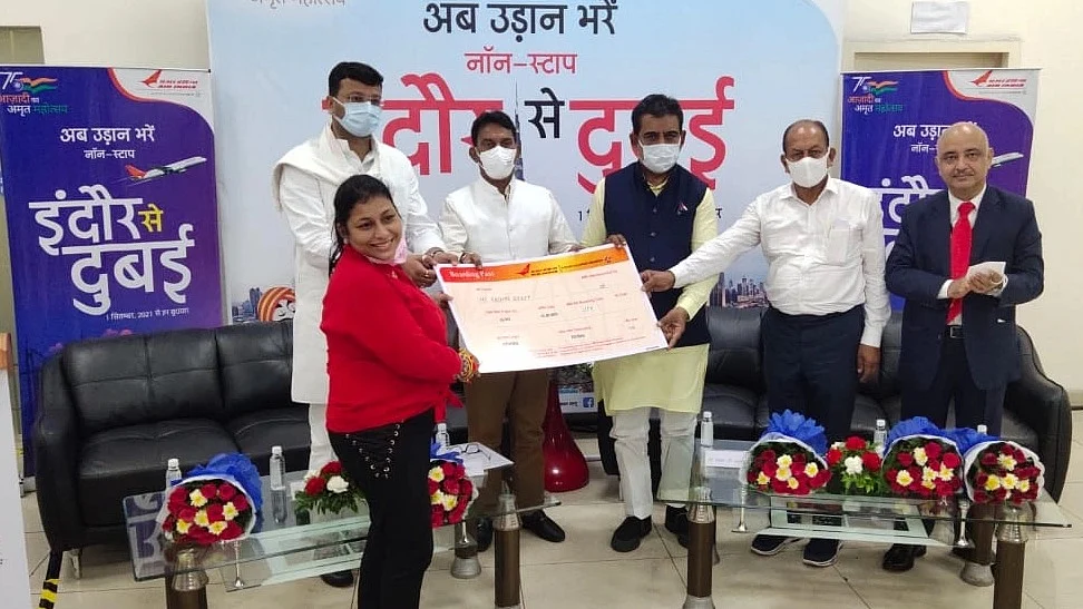 Madhya Pradesh: Air connectivity to Dubai resumes from Indore, four more domestic flights started
