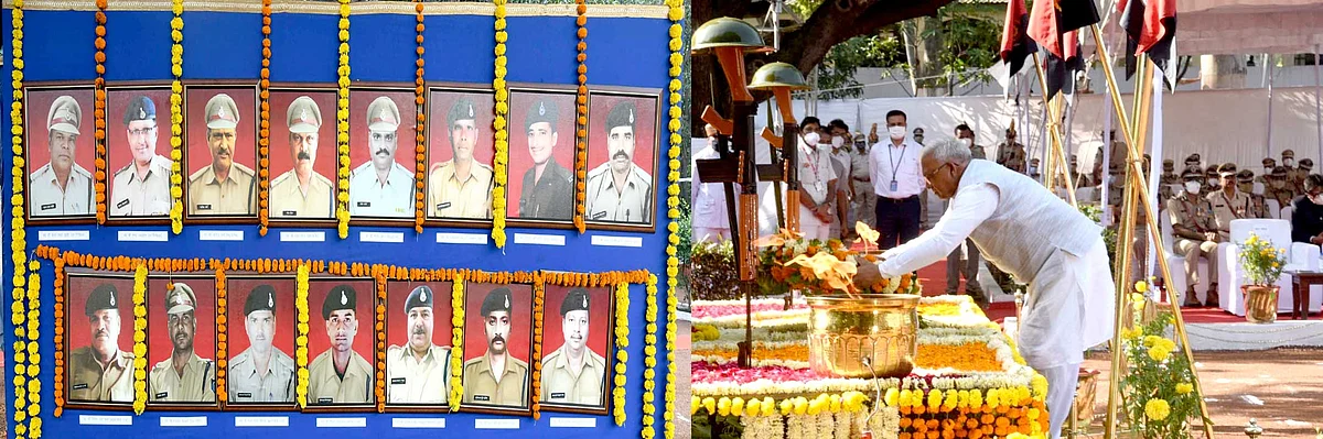 Madhya Pradesh: Nation is grateful to martyred police personnel, says Governor on Police Memorial...