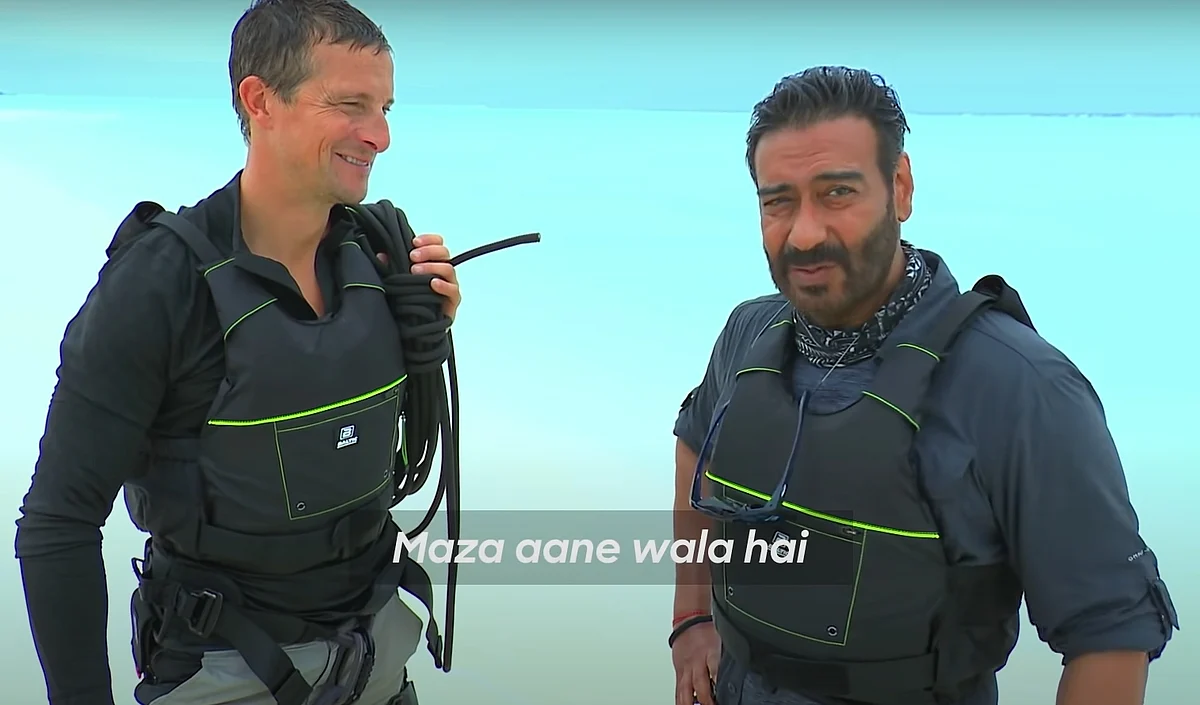 'Bear Grylls made me eat raw fish': Ajay Devgn spills the beans on his 'Into The Wild' episode