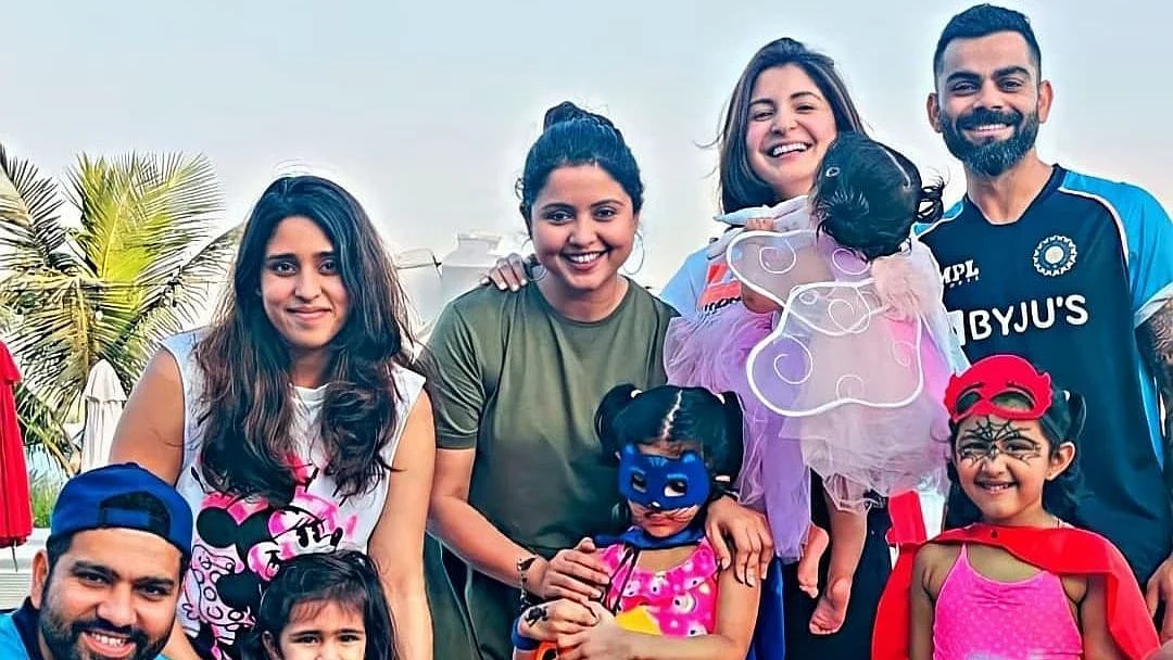 Photos: Anushka Sharma-Virat Kohli's daughter Vamika turns fairy for Halloween party in UAE