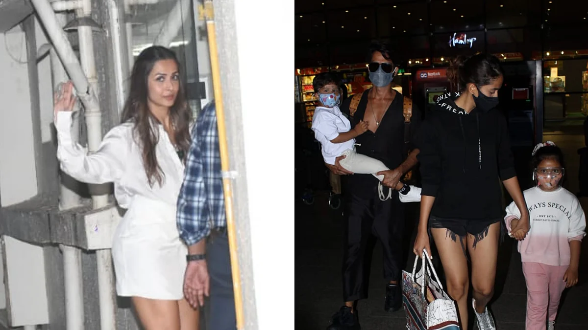 Paparazzi Files: Malaika Arora arrives at Arjun Kapoor's residence; Shahid Kapoor and Mira Rajput...