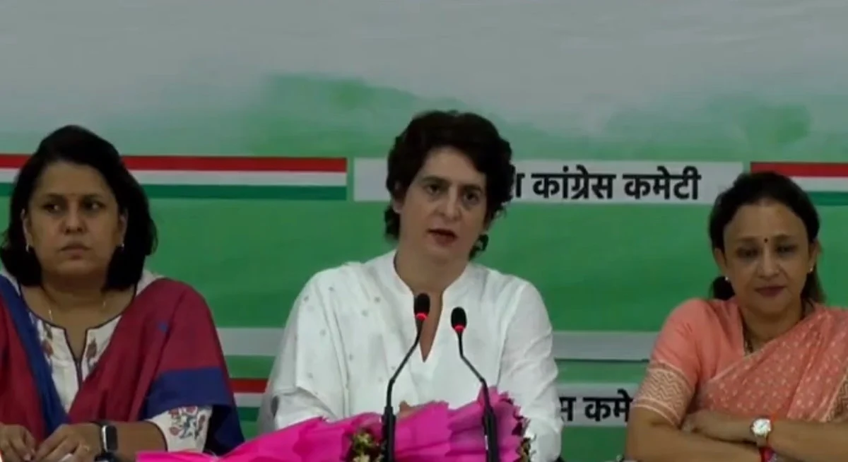 Watch video: 40% of Congress candidates for UP Assembly polls to be women, says Priyanka Gandhi...