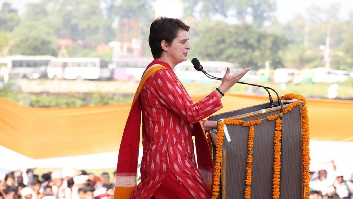 Uttar Pradesh: Priyanka Gandhi Vadra promises free gas cylinders, bus travel for women ahead of...