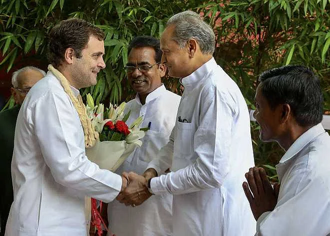 Four days on, Rajasthan CM's aide refutes reports of Ashok Gehlot's meeting with Rahul Gandhi in...