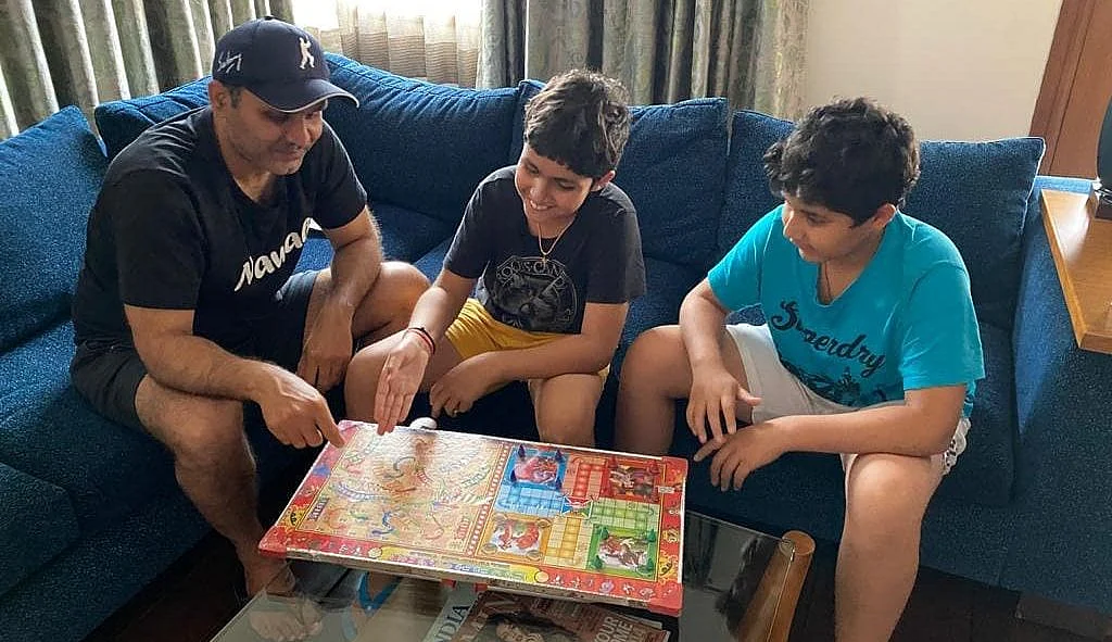 Virender Sehwag Birthday Special: Doting Dad moments of the cricketer with sons Aryavir and Vedant