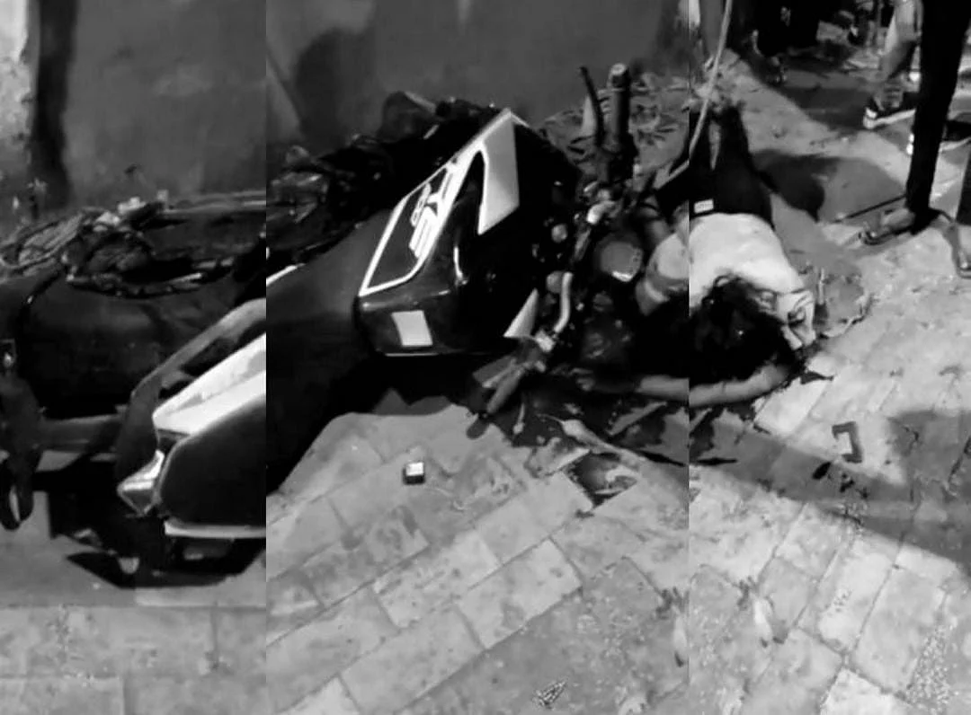 Madhya Pradesh: Speeding bike hits wall, girl flies away from it, bumps into wall fencing, dies