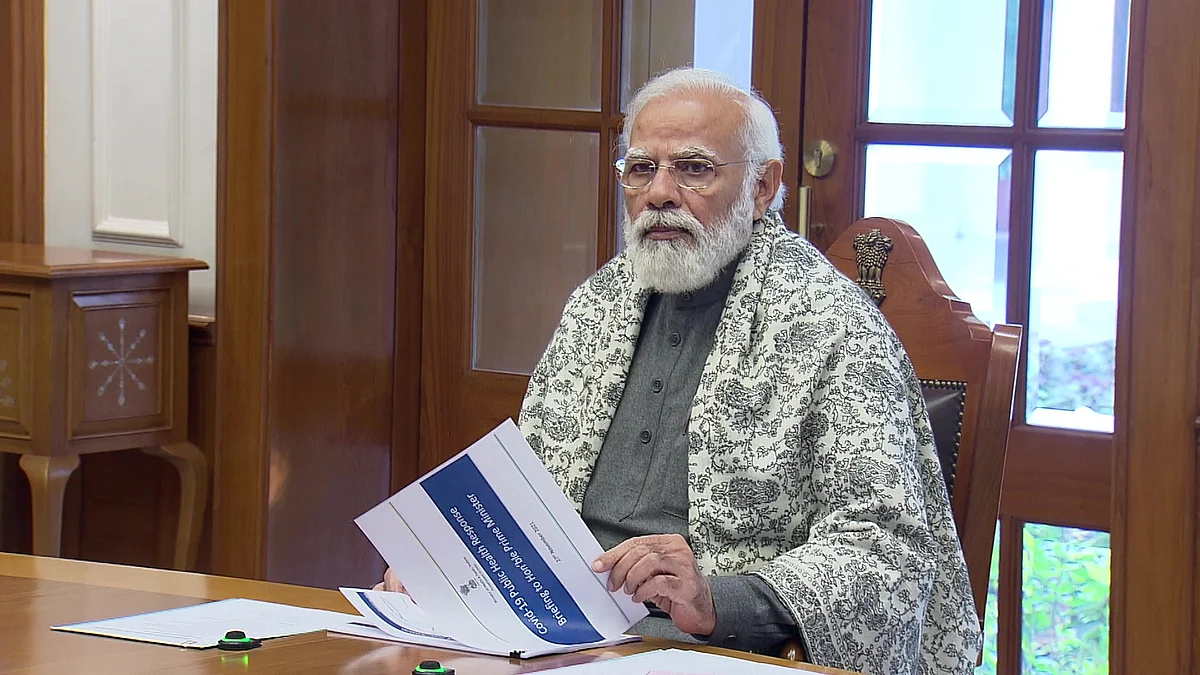 PM Narendra Modi chairs meet on COVID-19 situation, vaccination amid concerns over new strain...