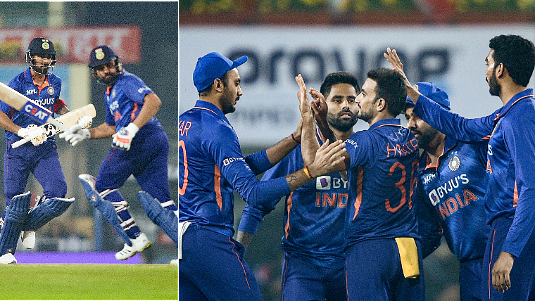 IND vs NZ: Harshal Patel's two-fer followed by Rohit Sharma-KL Rahul show help India go 2-0 up...
