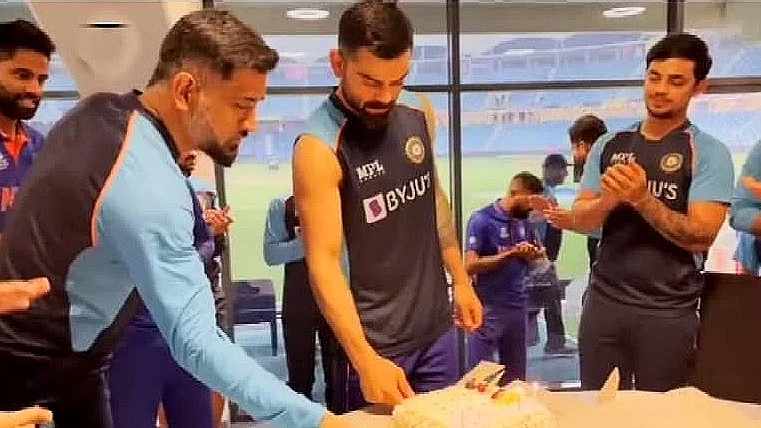 Watch: Viral video of Team India celebrating Captain Kohli's birthday after their remarkable...