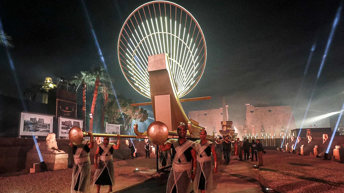 Egypt unveils 3,000-year-old Avenue of Sphinxes in extravagant Luxor ceremony - See photos