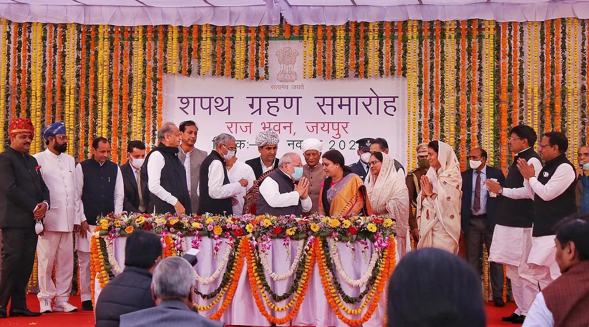 Rajasthan cabinet reshuffle: CM Ashok Gehlot allots portfolios to ministers, keeps home, finance;...
