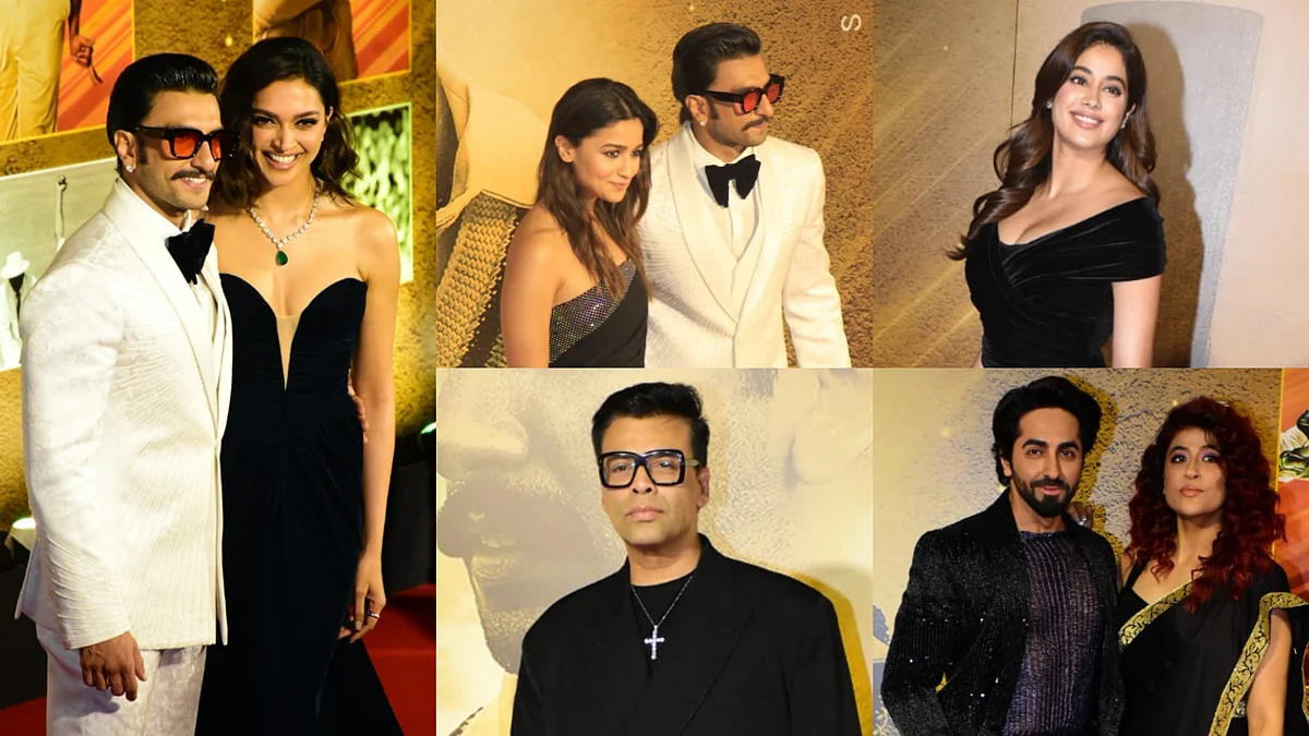 Photos: Ranveer Singh, Deepika Padukone stun at '83' premiere; Alia Bhatt, Karan Johar and other...