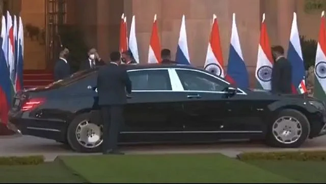 PM Modi upgrades to Rs. 12 Crore Car, armored first during meet with Russian President Vladimir...
