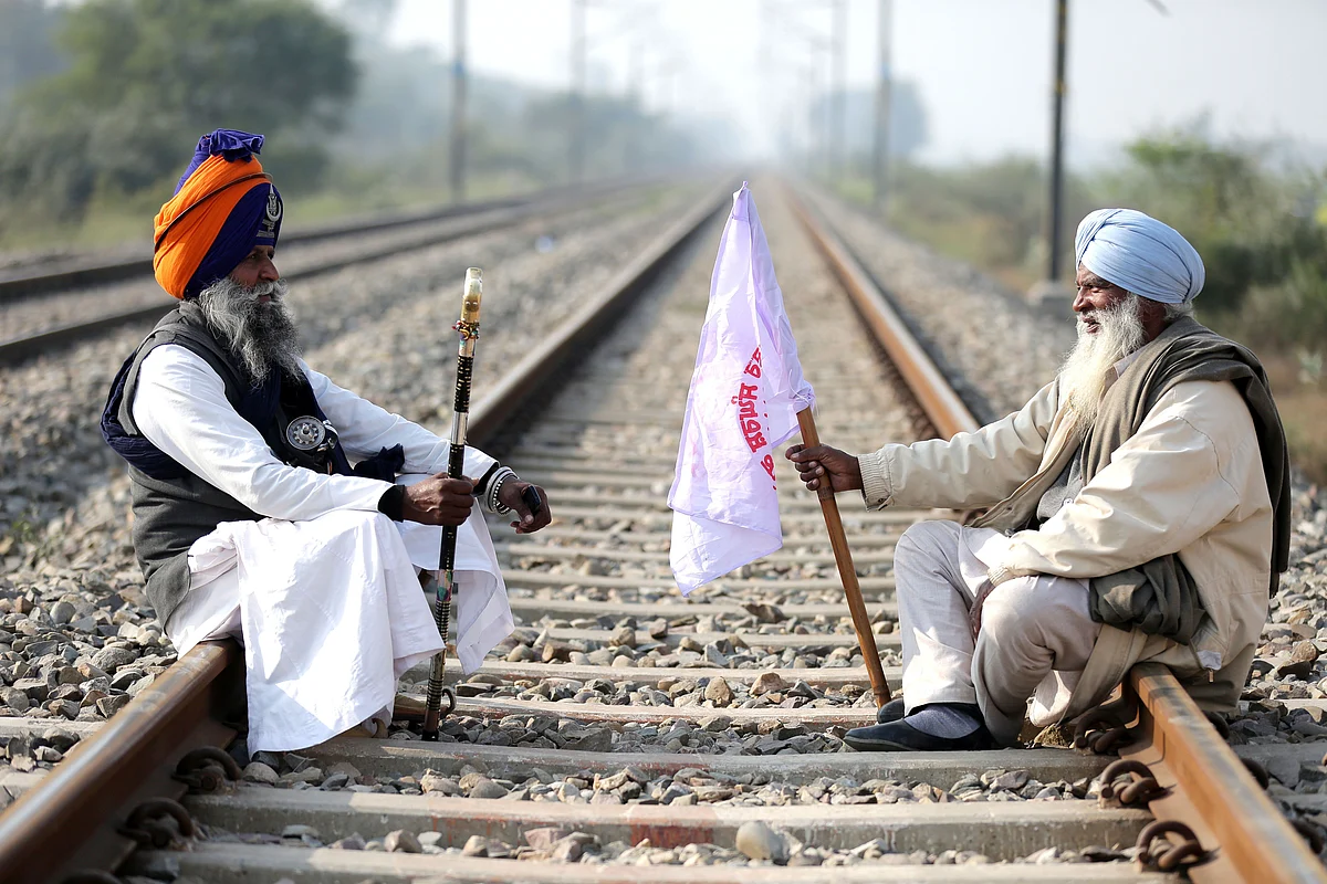 Punjab: Kisan Mazdoor Sangharsh Committee 'rail roko' agitation continues over various demands