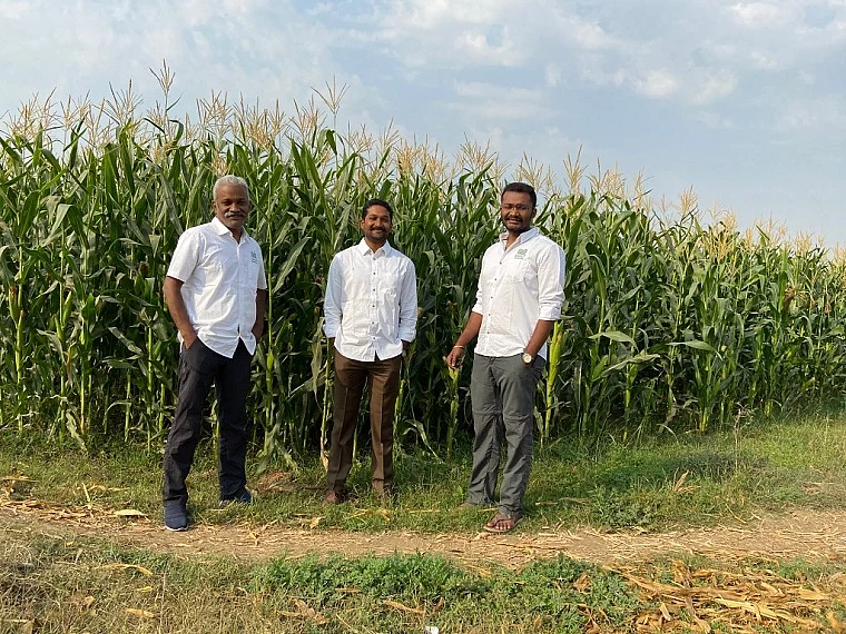 Founders of SAGO — (from left to right) Chandrasekhar, Saikiran and Anurag