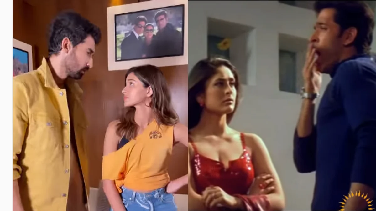 Watch: Ananya Panday, Dhairya Karwa recreate mismatched sandals scene from 'K3G'; Kareena Kapoor...
