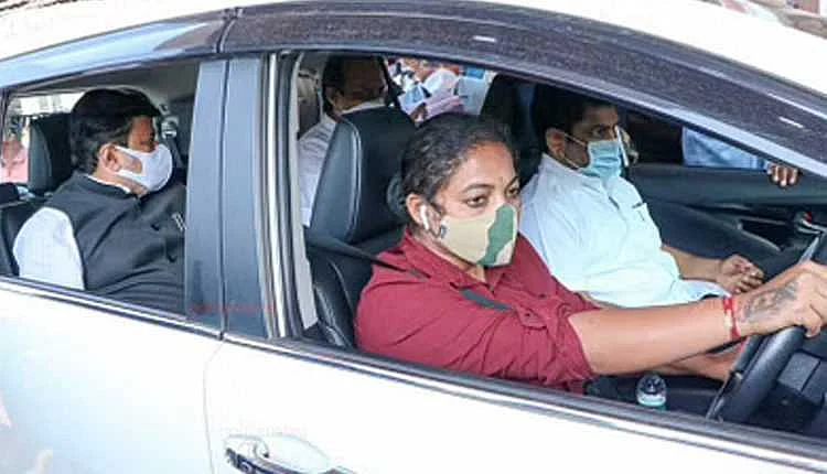 Watch video: Woman constable drives car occupied by Ajit Pawar, other ministers, earns praise for...