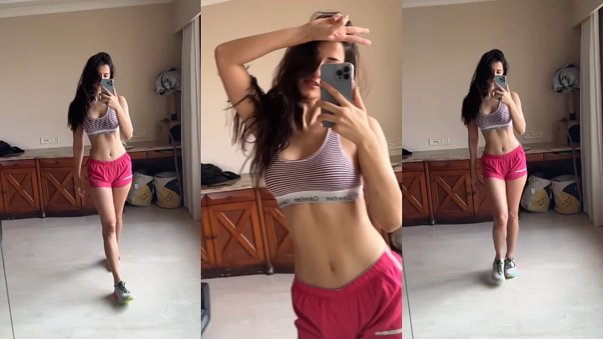 Watch: Disha Patani's flaunts her sexy abs in new video, gets a 'fiery' comment from Tiger Shroff