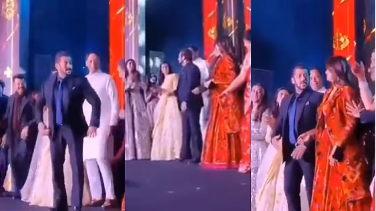 Video: Salman Khan, Shilpa Shetty, Anil Kapoor groove to 'Jumme Ki Raat' at Praful Patel's son's...