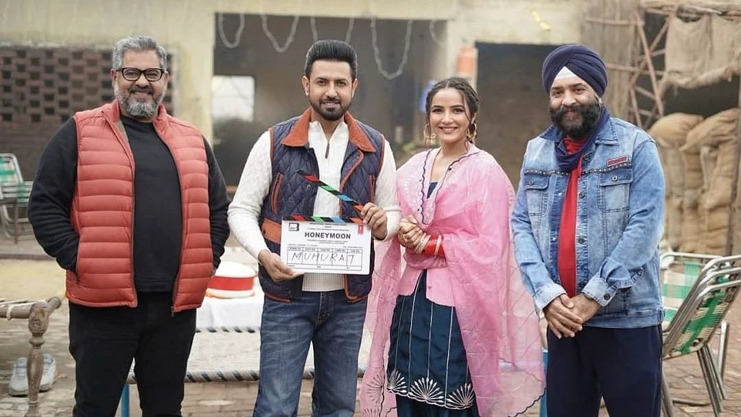 In Pics: Jasmin Bhasin, Gippy Grewal's Punjabi film 'Honeymoon' goes on floors; to be produced by...