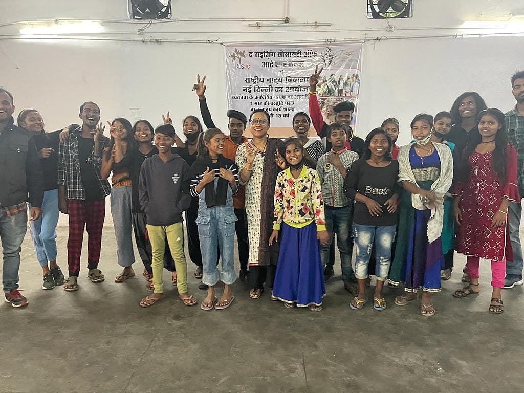 Bhopal Theatre organised for children in Kali Badi