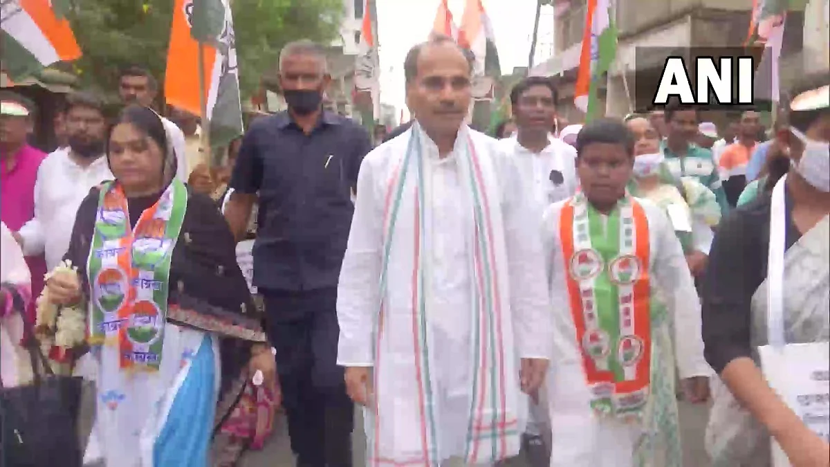 Birbhum killings: West Bengal Congress chief Adhir Ranjan Chowdhury holds protest march 'Nyay...