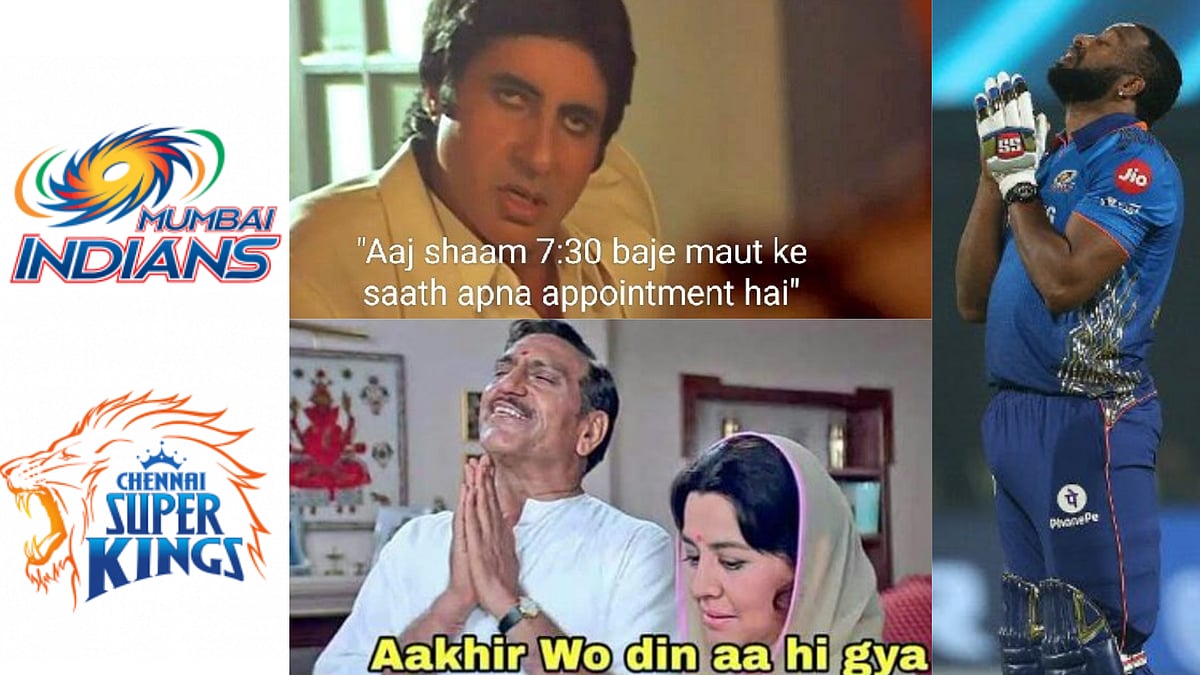 MIvsCSK: Fans express excitement over today's IPL match, Twitter trends with memes - Vimarsana News