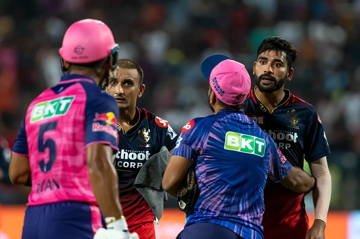 Watch Video: Rajasthan Royals' Riyan Parag involved in verbal altercation with Royal Challenger...