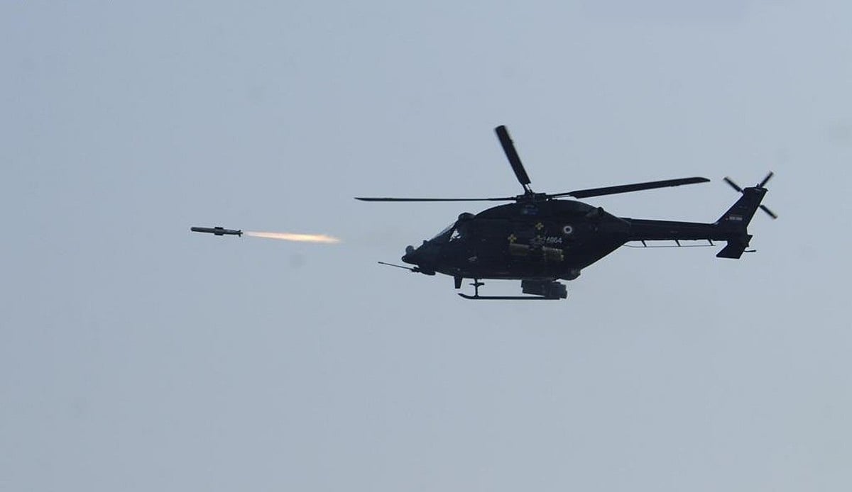 India carries out successful test firing of HELINA anti-tank missile - Vimarsana News