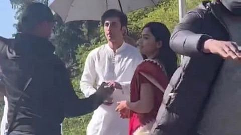 LEAKED! Check out Ranbir Kapoor and Rashmika Mandanna's look from their upcoming film 'Animal'