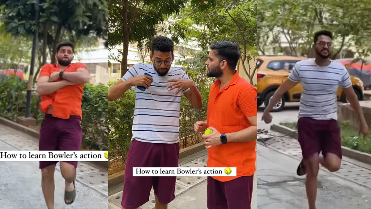 THIS 'funny' recreation of 'bowlers in action' will tickle your laughter bones; watch video