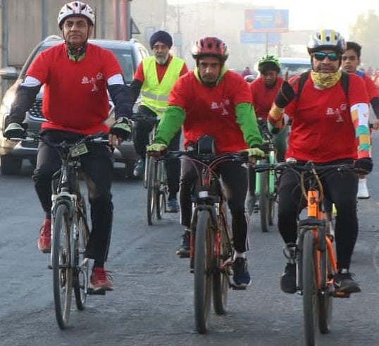 Bhopal: GAIL organises cyclothone, gifts 10 bicycles to lucky draw winners - Vimarsana News
