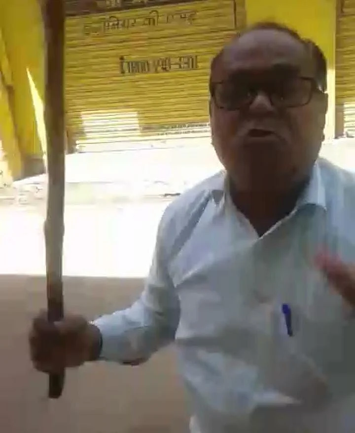 Watch Video: BJP leader slaps Congress leader over staging demonstration against inflation in...