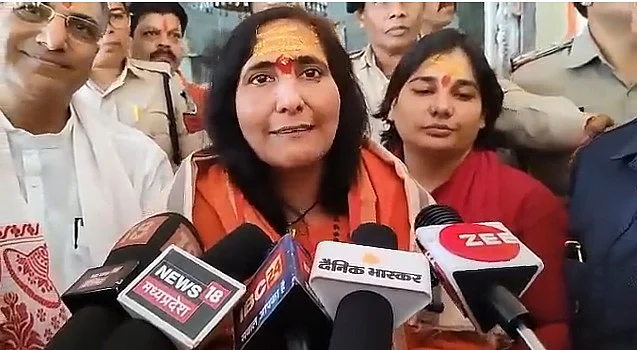 Mandsaur: Constitutional steps taken for peace in society should be welcomed, says Ritambhara