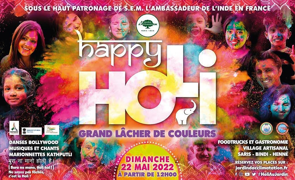 Holi: Festival of colours is back in Paris after 2 years - Vimarsana News